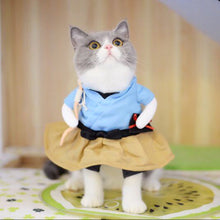 Load image into Gallery viewer, Funny Cat Dog Costume Uniform Suit Cat Clothes Costume Puppy Clothes Dressing Up Suit Party Clothing For Cat Cosplay Clothes 58