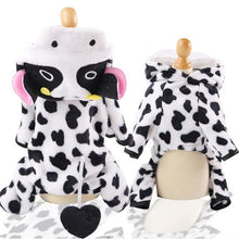 Load image into Gallery viewer, Winter Pet Dog Cat Costumes Dinosaur Rabbit Cosplay Clothes For Puppy Cats Halloween Outfit Coral velvet Clothing Drop Shipping