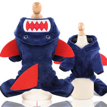 Load image into Gallery viewer, Winter Pet Dog Cat Costumes Dinosaur Rabbit Cosplay Clothes For Puppy Cats Halloween Outfit Coral velvet Clothing Drop Shipping