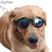 Load image into Gallery viewer, dophee Dog Goggles UV Sunglasses Foldable Pet Dog Glasses Medium Large Dog Pet Glasses Pet Eyewear Waterproof Pet Supplies