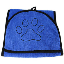 Load image into Gallery viewer, Dog Bath Towels Pet Dog Bath Towel for Small Medium Large Dogs Microfiber Super Absorbent Pet Drying Towel Blanket With Pocket